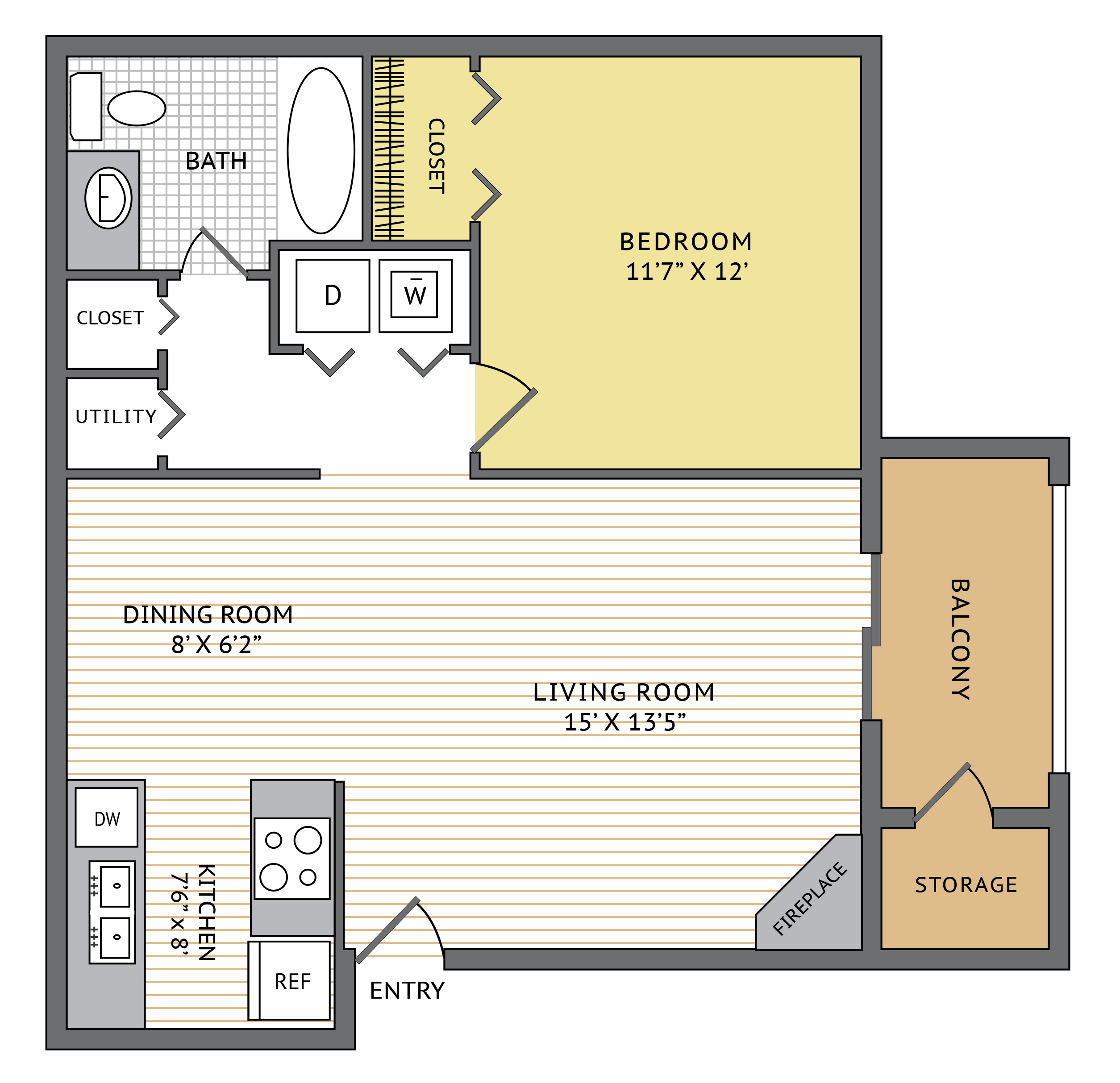 Becton Renovated floor plan